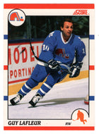 Guy Lafleur - Quebec Nordiques (NHL Hockey Card) 1990-91 Score Canadian Bilingual # 290 Mint