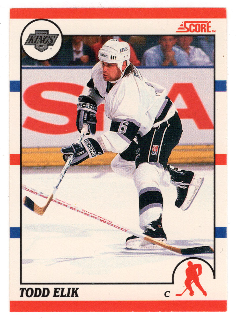 Todd Elik RC - Los Angeles Kings (NHL Hockey Card) 1990-91 Score Canadian Bilingual # 297 Mint