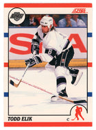Todd Elik RC - Los Angeles Kings (NHL Hockey Card) 1990-91 Score Canadian Bilingual # 297 Mint