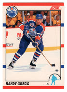 Randy Gregg - Edmonton Oilers (NHL Hockey Card) 1990-91 Score Canadian Bilingual # 306 Mint