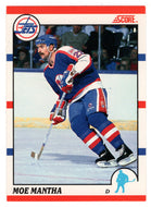 Moe Mantha - Winnipeg Jets (NHL Hockey Card) 1990-91 Score Canadian Bilingual # 310 Mint