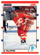 Al MacInnis - Calgary Flames (NHL Hockey Card) 1990-91 Score # 314 Mint