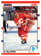 Al MacInnis - St. Louis Blues (NHL Hockey Card) 1990-91 Score Canadian Bilingual # 314 Mint