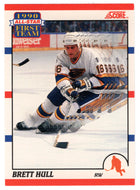 Brett Hull - St. Louis Blues (NHL Hockey Card) 1990-91 Score Canadian Bilingual # 317 Mint
