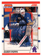 Daren Puppa - Buffalo Sabres (NHL Hockey Card) 1990-91 Score Canadian Bilingual # 318 Mint