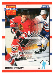 Doug Wilson - Chicago Blackhawks (NHL Hockey Card) 1990-91 Score # 320 Mint