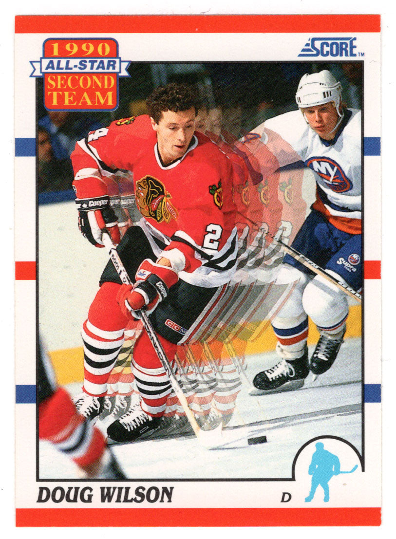 Doug Wilson - Chicago Blackhawks (NHL Hockey Card) 1990-91 Score # 320 Mint