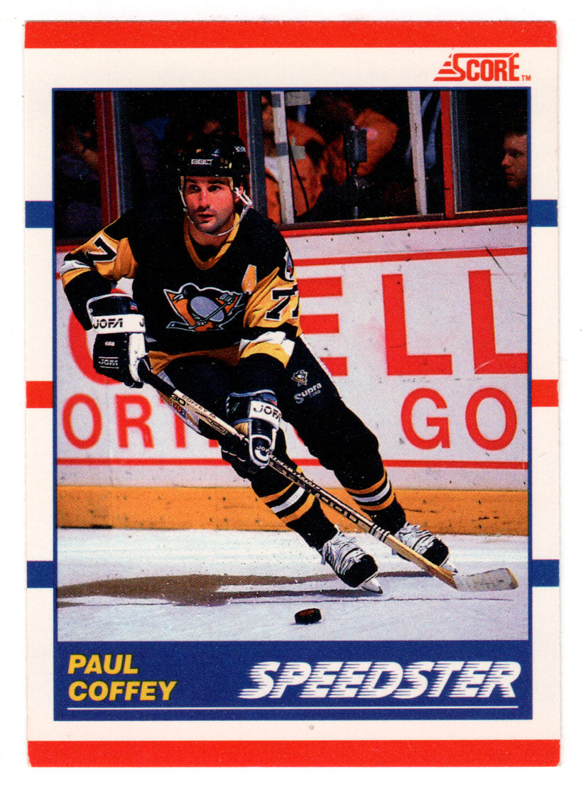 Paul Coffey - Pittsburgh Penguins (NHL Hockey Card) 1990-91 Score Canadian Bilingual # 332 Mint