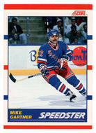 Mike Gartner - New York Rangers (NHL Hockey Card) 1990-91 Score Canadian Bilingual # 333 Mint