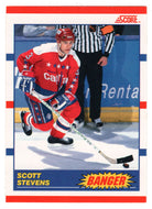 Scott Stevens - Washington Capitals (NHL Hockey Card) 1990-91 Score Canadian Bilingual # 341 Mint