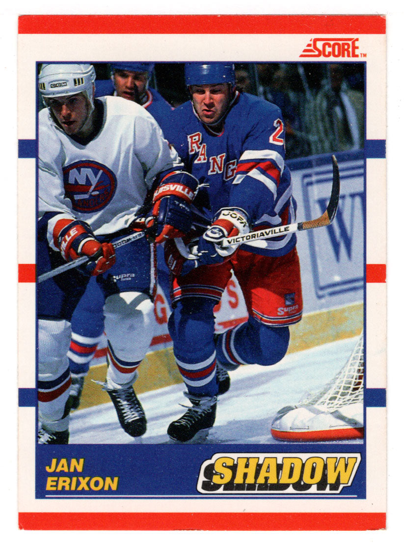 Jan Erixon - New York Rangers (NHL Hockey Card) 1990-91 Score Canadian Bilingual # 343 Mint
