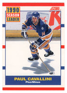 Paul Cavallini - St. Louis Blues (NHL Hockey Card) 1990-91 Score Canadian Bilingual # 349 Mint