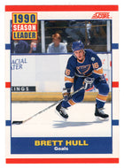 Brett Hull - St. Louis Blues (NHL Hockey Card) 1990-91 Score Canadian Bilingual # 351 Mint
