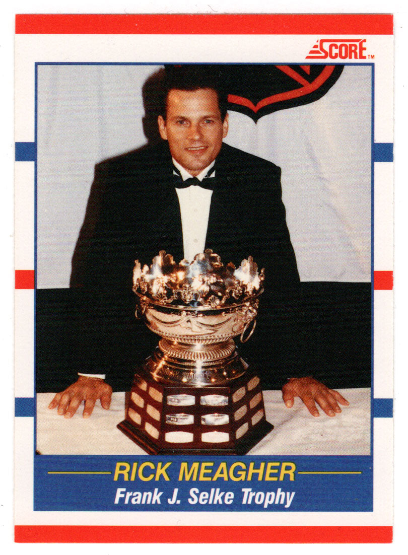 Rick Meagher - St. Louis Blues (NHL Hockey Card) 1990-91 Score Canadian Bilingual # 359 Mint