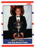 Brett Hull - St. Louis Blues (NHL Hockey Card) 1990-91 Score Canadian Bilingual # 366 Mint