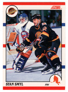 Stan Smyl - Vancouver Canucks (NHL Hockey Card) 1990-91 Score Canadian Bilingual # 374 Mint