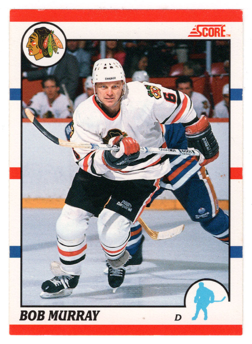 Bob Murray - Chicago Blackhawks (NHL Hockey Card) 1990-91 Score Canadian Bilingual # 376 Mint