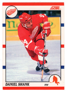 Daniel Shank RC - Detroit Red Wings (NHL Hockey Card) 1990-91 Score Canadian Bilingual # 377 Mint