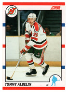 Tommy Albelin - New Jersey Devils (NHL Hockey Card) 1990-91 Score Canadian Bilingual # 378 Mint