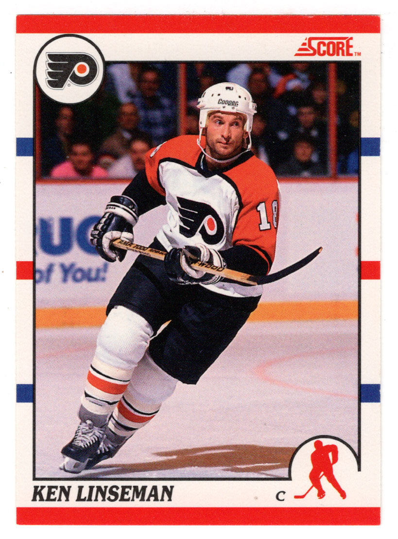 Ken Linseman - Philadelphia Flyers (NHL Hockey Card) 1990-91 Score # 380 Mint