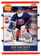 Jeff Hackett RC - New York Islanders (NHL Hockey Card) 1990-91 Score Canadian Bilingual # 388 Mint