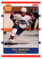Stu Barnes RC - Winnipeg Jets (NHL Hockey Card) 1990-91 Score Canadian Bilingual # 391 Mint