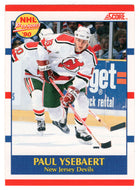 Paul Ysebaert RC - New Jersey Devils (NHL Hockey Card) 1990-91 Score Canadian Bilingual # 406 Mint