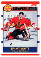 Jim Waite RC - Chicago Blackhawks (NHL Hockey Card) 1990-91 Score Canadian Bilingual # 407 Mint