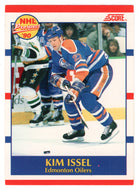Kim Issel RC - Edmonton Oilers (NHL Hockey Card) 1990-91 Score Canadian Bilingual # 409 Mint