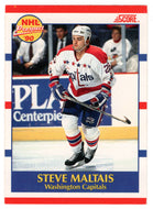 Steve Maltais RC - Washington Capitals (NHL Hockey Card) 1990-91 Score Canadian Bilingual # 417 Mint