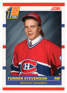 Turner Stevenson RC - Montreal Canadiens (NHL Hockey Card) 1990-91 Score Canadian Bilingual # 426 Mint