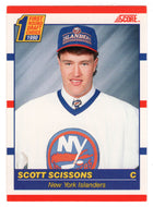 Scott Scissons RC - New York Islanders (NHL Hockey Card) 1990-91 Score Canadian Bilingual # 432 Mint