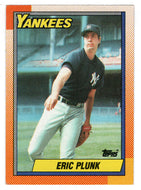 Eric Plunk - New York Yankees (MLB Baseball Card) 1990 Topps # 9 Mint