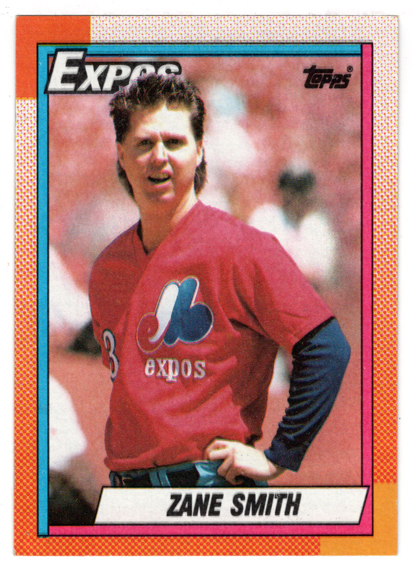 Zane Smith - Montreal Expos (MLB Baseball Card) 1990 Topps # 48 Mint
