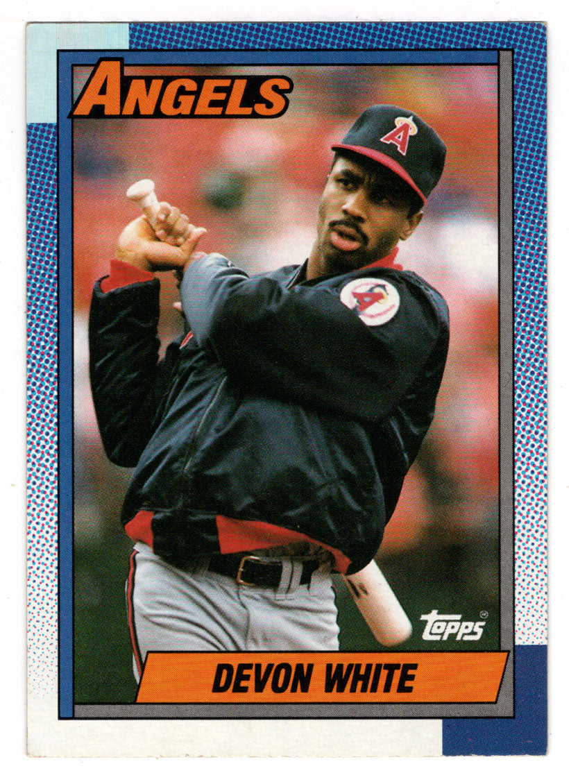 Devon White - California Angels (MLB Baseball Card) 1990 Topps # 65 Mint