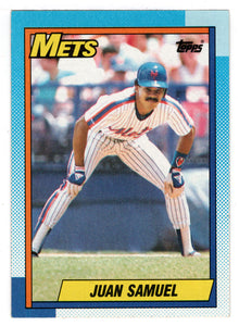Juan Samuel - New York Mets (MLB Baseball Card) 1990 Topps # 85 Mint
