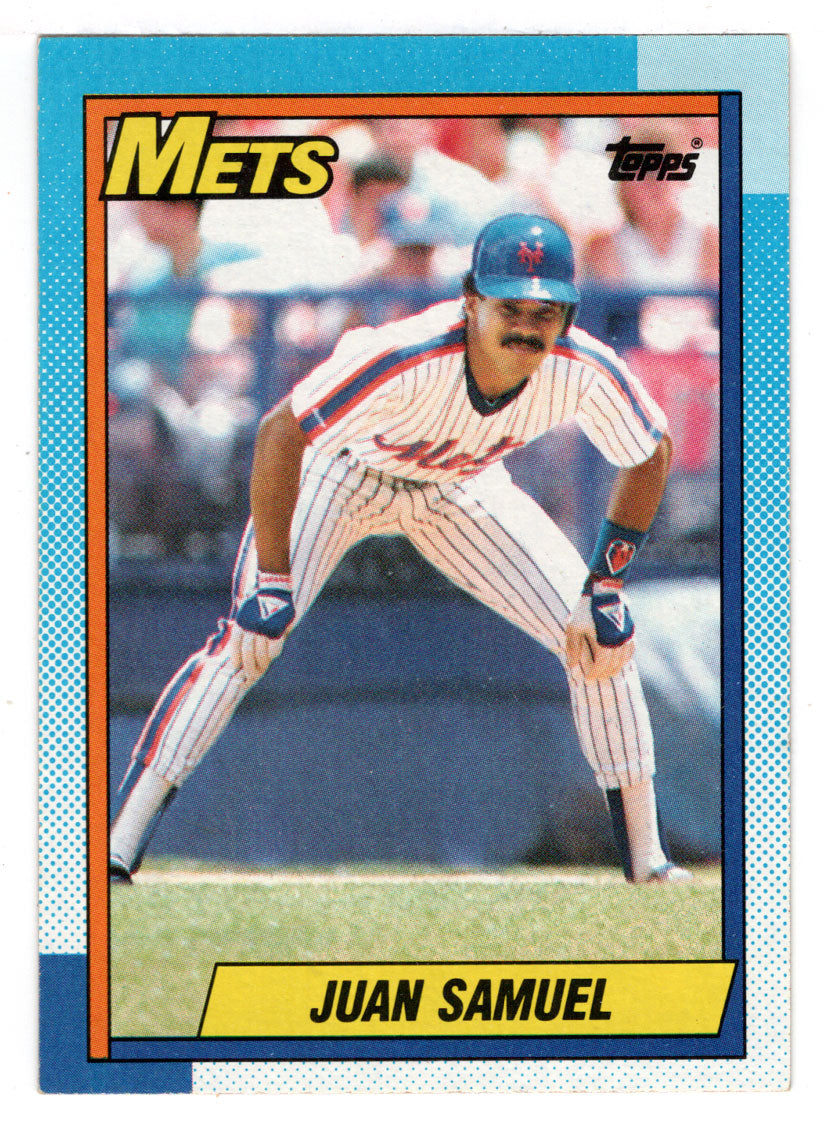 Juan Samuel - New York Mets (MLB Baseball Card) 1990 Topps # 85 Mint