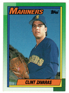 Clint Zavaras RC - Seattle Mariners (MLB Baseball Card) 1990 Topps # 89 Mint