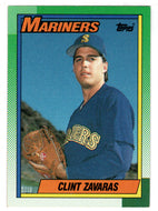 Clint Zavaras RC - Seattle Mariners (MLB Baseball Card) 1990 Topps # 89 Mint