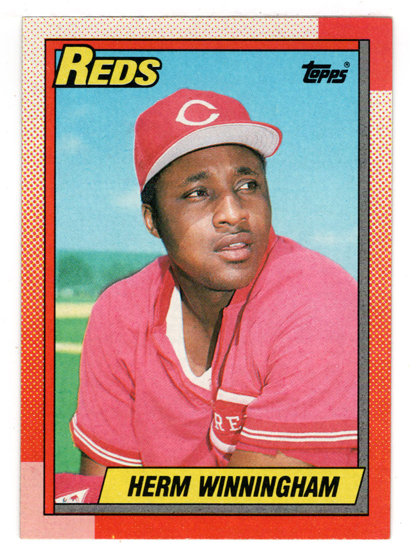 Herm Winningham - Cincinnati Reds (MLB Baseball Card) 1990 Topps # 94 Mint