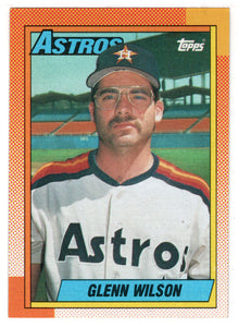 Glenn Wilson - Houston Astros (MLB Baseball Card) 1990 Topps # 112 Mint