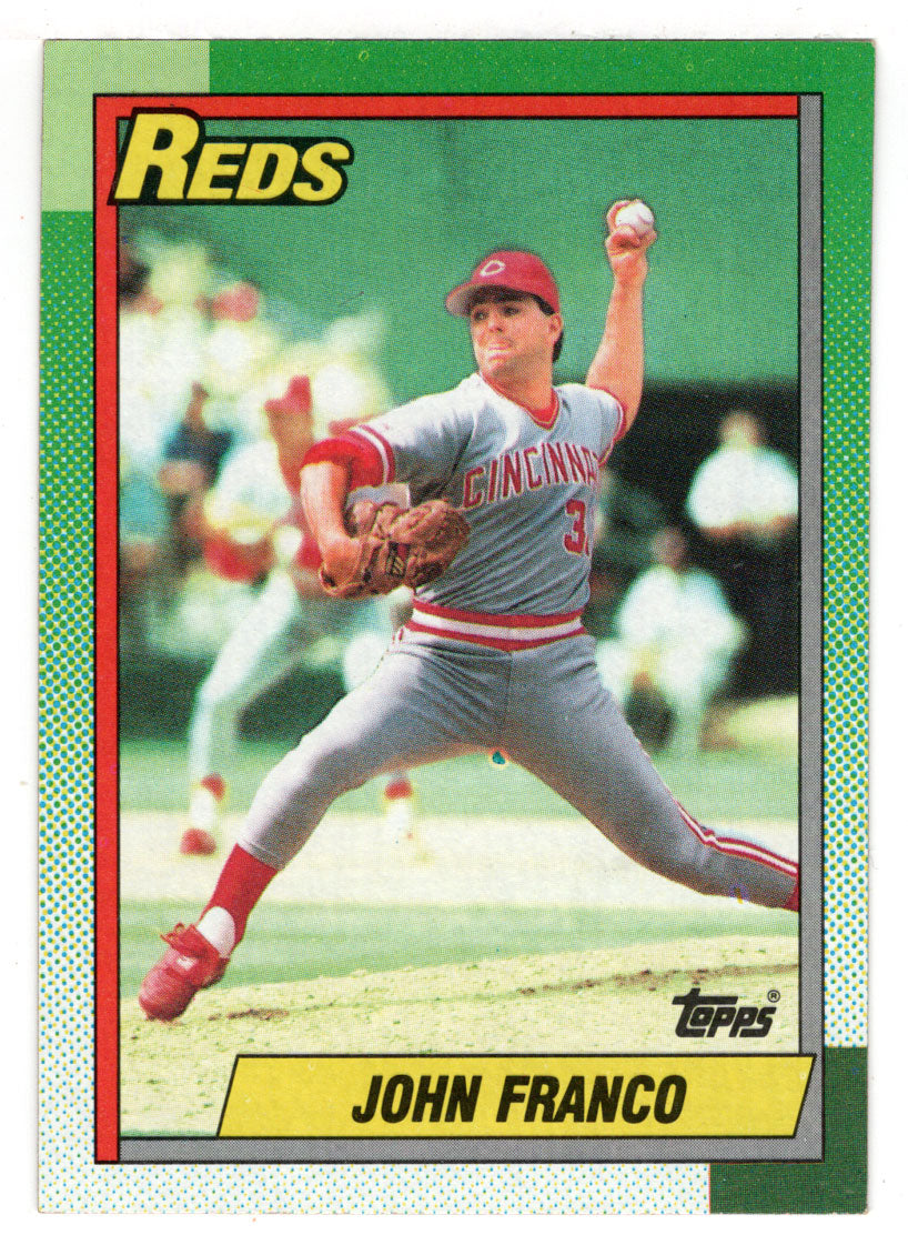 John Franco - Cincinnati Reds (MLB Baseball Card) 1990 Topps # 120 Mint