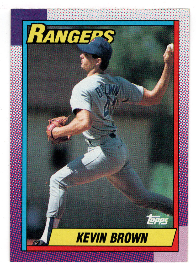 Kevin Brown - Texas Rangers (MLB Baseball Card) 1990 Topps # 136 Mint