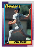 Kevin Brown - Texas Rangers (MLB Baseball Card) 1990 Topps # 136 Mint