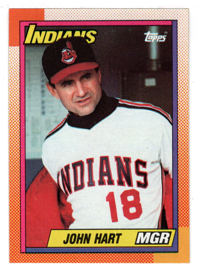 John Hart - Cleveland Indians (MLB Baseball Card) 1990 Topps # 141 Mint