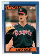 Chuck Finley - California Angels (MLB Baseball Card) 1990 Topps # 147 Mint