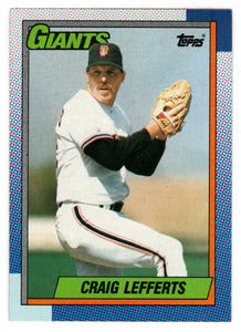Craig Lefferts - San Francisco Giants (MLB Baseball Card) 1990 Topps # 158 Mint