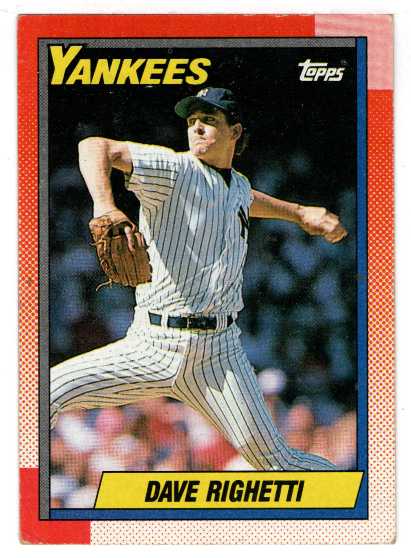 Dave Righetti - New York Yankees (MLB Baseball Card) 1990 Topps # 160 Mint