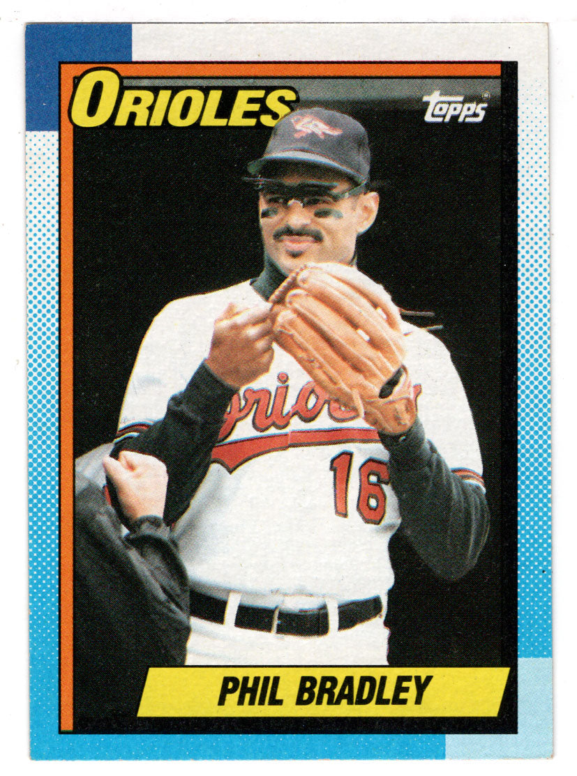 Phil Bradley - Baltimore Orioles (MLB Baseball Card) 1990 Topps # 163 Mint
