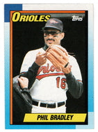Phil Bradley - Baltimore Orioles (MLB Baseball Card) 1990 Topps # 163 Mint